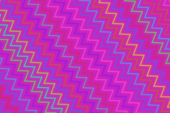 Colorful zigzag pattern in vibrant shades for design
