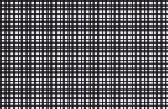 Abstract black and white checkered grid pattern texture illustration