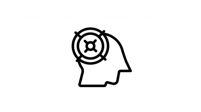 target animated icon