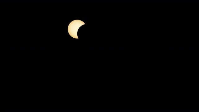 moment of totality during the 2026 solar eclipse when the moon cast a shadow over the sun 