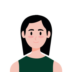 Avatar pria berjenggot, gaya ilustrasi datar © Vani