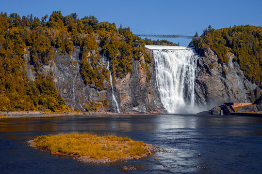 Montmorency Falls in Quebec, Canada