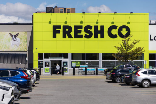 Ottawa, Canada - July 30, 2026: FreshCo grocery store storefront 