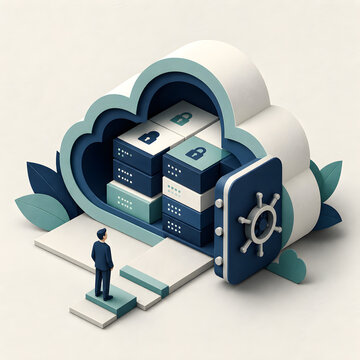 Business concept infrastructure art generated by AI
