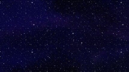 Dark Starry Sky   Cosmic Night Background with Bright Celestial Stars © Mikky