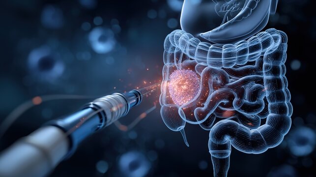 Endoscopy Medical Procedure, Gastrointestinal Endoscope Examination, Colonoscopy And Gastroscopy, Endoscopic Camera, Digestive Tract Diagnosis, Minimally Invasive Technology, Hospital Screening
