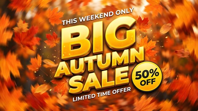 Celebrate the season with incredible savings during our big autumn sale offering 50 off limited time deals this weekend