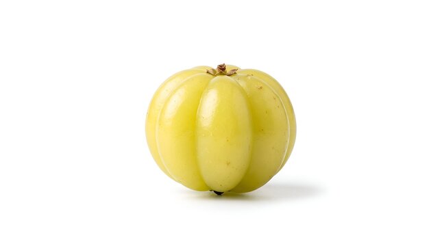 Fresh star gooseberry fruit isolated on white background.