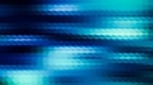 Abstract blue gradient background with horizontal lines and blurred light effects