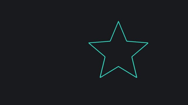 Outline icons morphing smoothly one into another monochrome single highlight color minimal flat generative AI