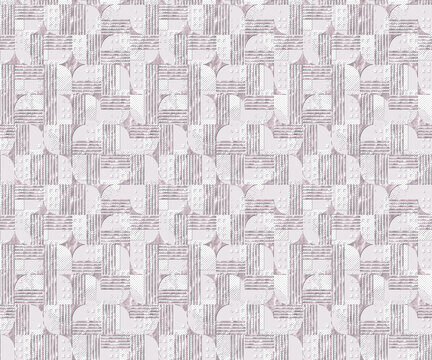 Minimal Geometric Line Pattern