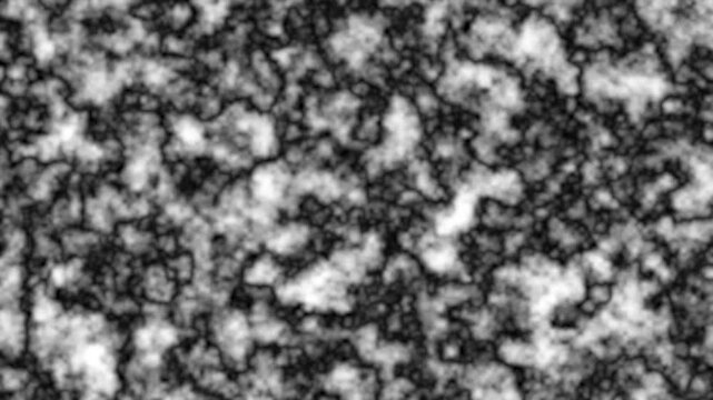 Abstract Black and White Noise Texture, Dark Monochrome Fractal Clouds Background, Rough Grungy Stone Pattern for Graphic Design Overlay, 3D Displacement Maps, and Digital Art