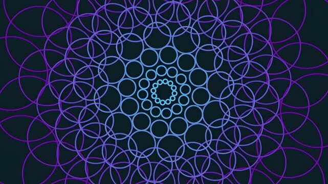 Abstract Circles Pattern Loop