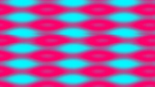 Abstract Pink and Blue Grid Pattern Loop