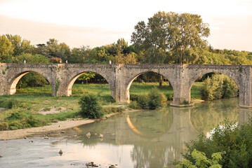 Fototapeta premium Pont vieux à Carcassonne. France 
