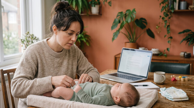 Changing a Nappy During the Workday