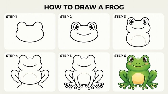 set of funny cartoon animals