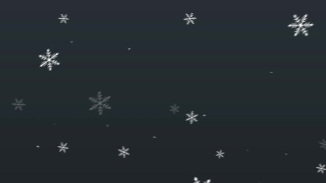winter background with cold wind carry snow and snowflake