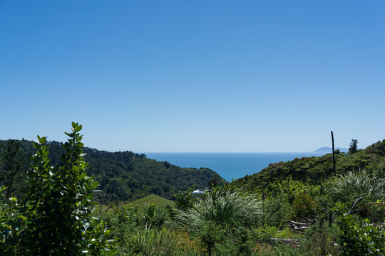 Coastal View From Waihī Beach Trig Track