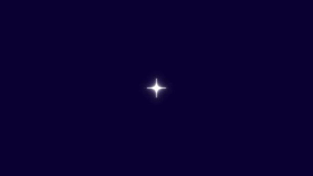 festive glitter star animation sparkling white twinkles glowing magical light rays blinking doodle cartoon stars, shimmering particles decorative green screen overlay, seamless loop video. 4k