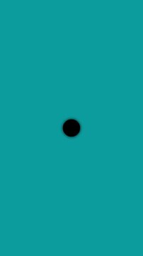 Animated of white circle and red dot looped animation with radio wave sing. Abstract green pulsing circle.