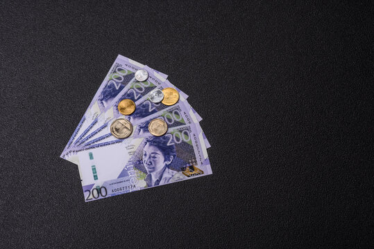 Peruvian paper currency cash sol for payments and settlements. Peruvian cash