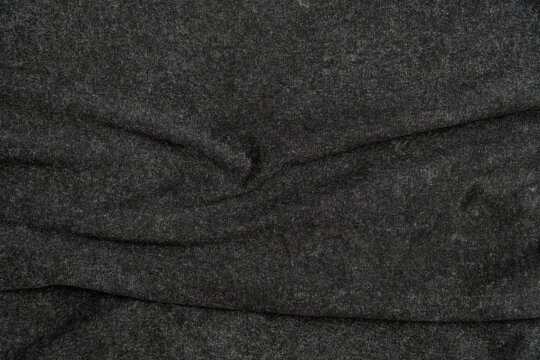Dark grey washed fabric texture back