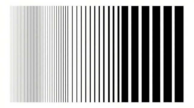 Black and white vertical striped gradient pattern design.