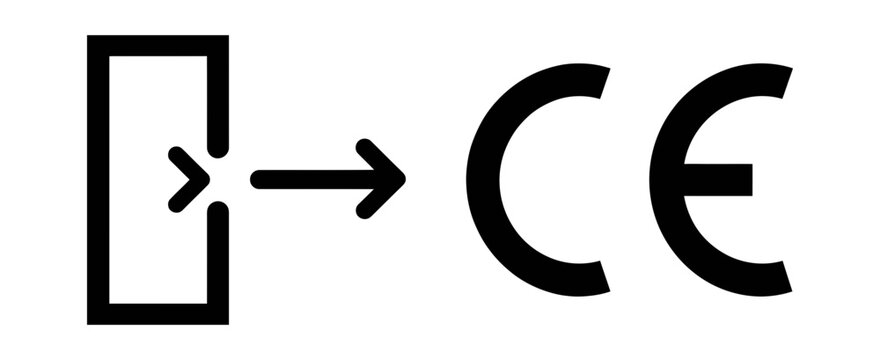 Shipping and Handling Icons Featuring CE Mark, Pressure Limit, Package Safety, Transport Instructions and Product Compliance Symbols