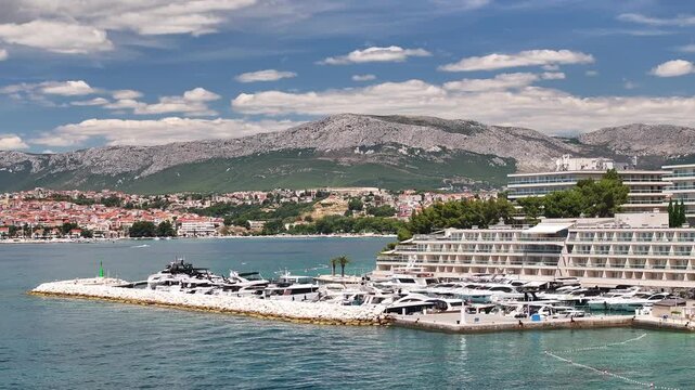 Podstrana Marina And Hotel Complex On The Adriatic Coast