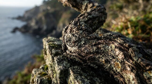 old rope on a tree