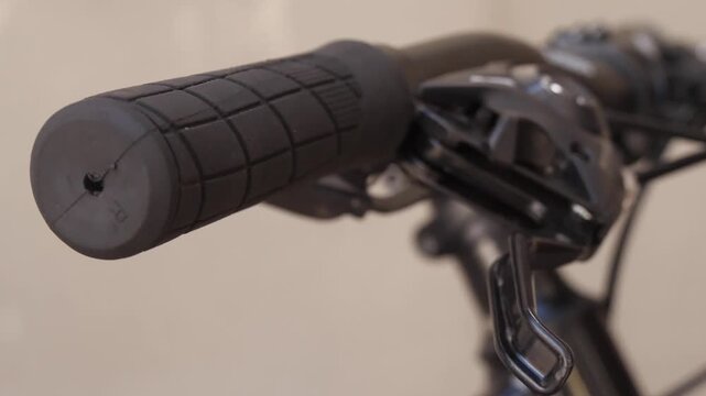 Close Up Of Bike Handlebars 