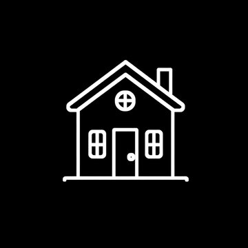 house icon on black