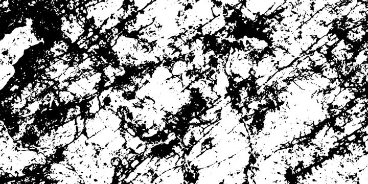 Rough black and white texture. Distressed overlay grunge background. Abstract textured effect. Black isolated on white background.