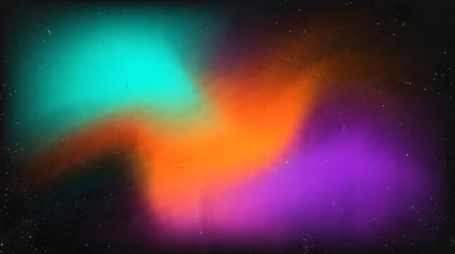 Abstract colorful gradient background with soft glowing light effects