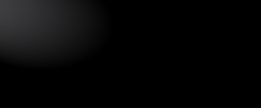 Minimalist black background with soft corner light, elegant dark gradient texture, professional blank backdrop for product presentation