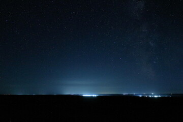 A starry night sky with stars © parpalac