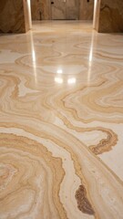 Naklejka premium Luxury Colorful Travertine Marble Texture