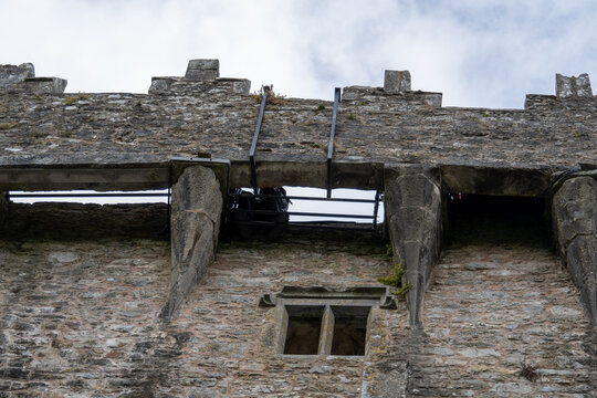 Blarney Castle Stone Wall and Battlements