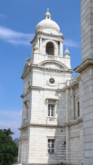 Fototapeta premium White Marble Dome Tower of Victoria Memorial, Kolkata