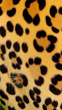 Macro Leopard Fur Texture