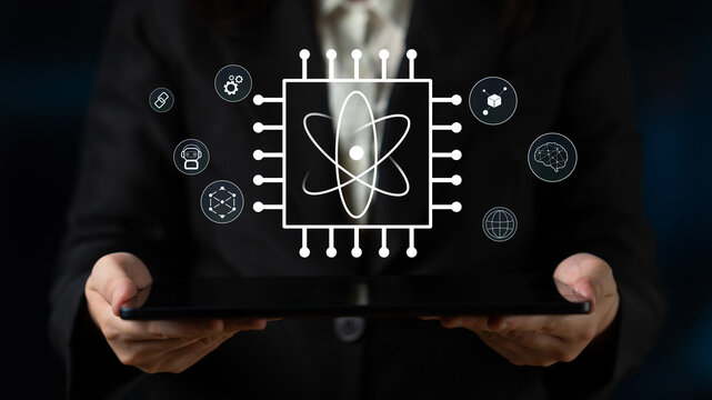 A quantum computing processor as the core of future technology. This innovation will power advancements in AI, blockchain, and complex problem solving. Motif