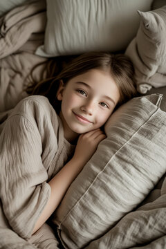 Gen Z trend to stay in bed all day to maintain mental health and prevent burnout AI Generative