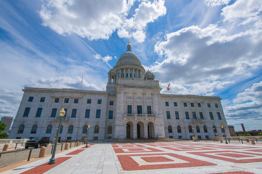 Rhode Island State House was built in 1904 with Neoclassical style in downtown Providence, Rhode Island RI, USA. 