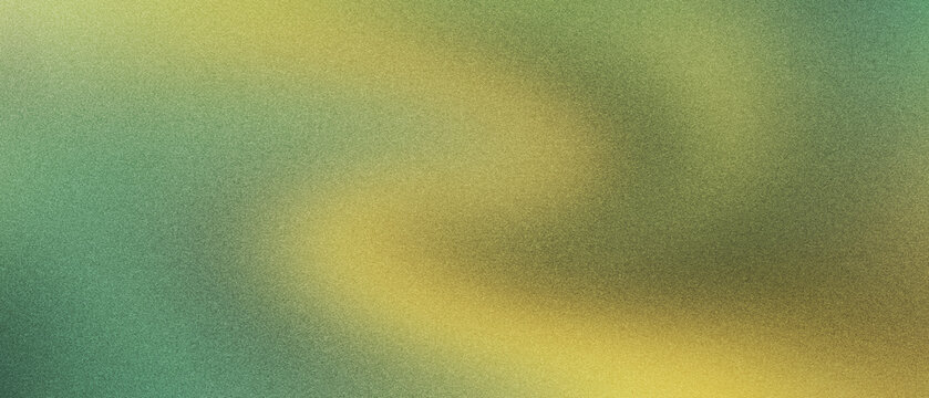 Grainy gradient background with soft green and yellow hues. Abstract noise texture on blurred organic shapes. Lo-fi aesthetic backdrop for modern web design, social media, and digital posters.
