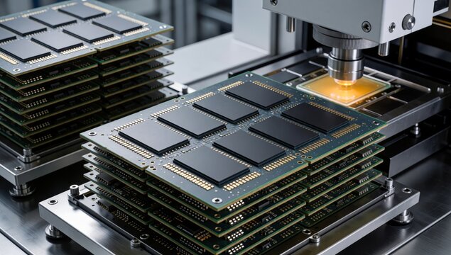 Close-up large electronic device specifically cnc computer numerical control machine mounted metal frame has p