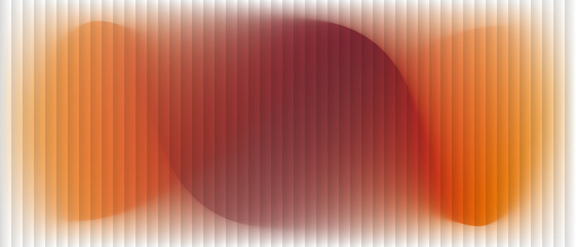 Burnt orange and burgundy overlapping gradient forms background with fine vertical stripe texture, rich warm composition for autumn abstract poster, digital cover, and backdrop.