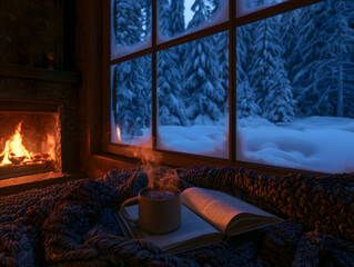 Fototapeta premium Winter holiday break