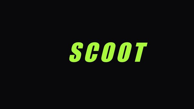 Scoot animation: modern minimalist motion for urban mobility and tech branding 4k motion branding identity