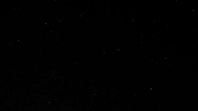4K time-lapse of star trails rotating across the clear night sky over Loznica, Serbia, captured for one hour from midnight to 1 AM and condensed into 10 seconds.
